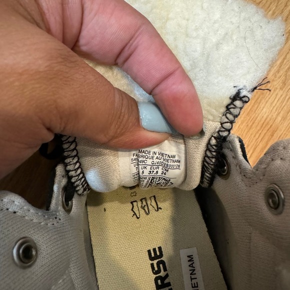 Converse Chuck Taylor Allstar Lux Hidden Platform Shoes - Picture 6 of 6